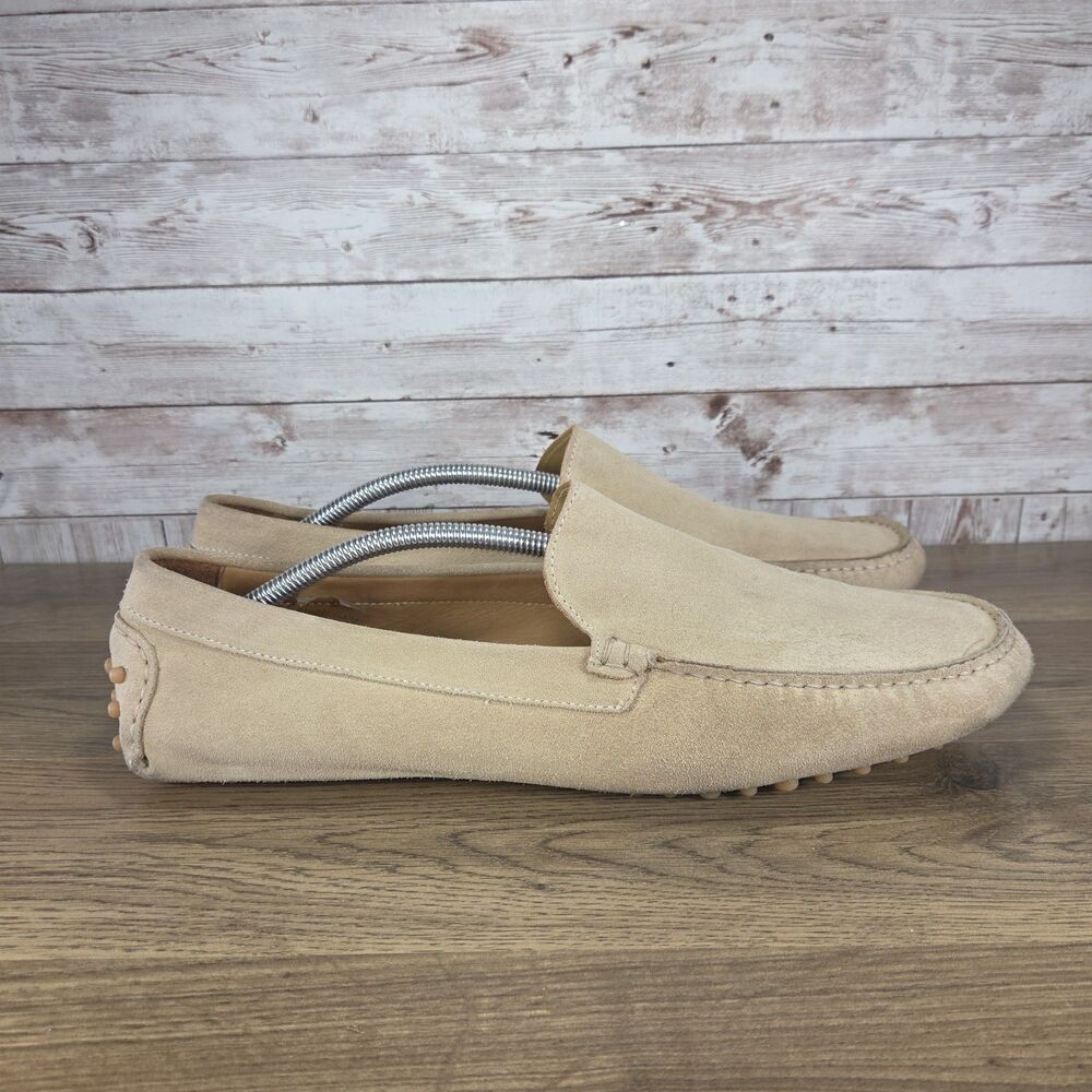 M. Gemi Men's The Felize Uomo Italian Driving Loafers Suede Size 46 EU US 13
